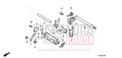 GEARSHIFT DRUM CRF100FB de 2011